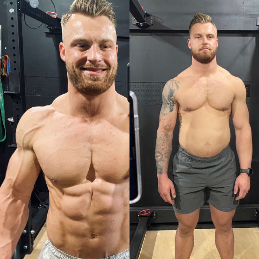 Lean male client cut transformation